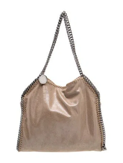 Pre-owned Stella Mccartney Vegetarian Leather Tote In Brown