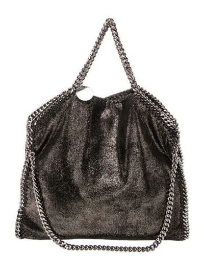 Pre-owned Stella Mccartney Vegetarian Leather Tote In Gray