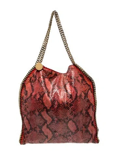 Pre-owned Stella Mccartney Vegetarian Leather Tote In Multi