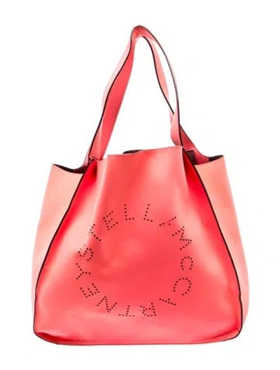 Pre-owned Stella Mccartney Vegetarian Leather Tote In Pink