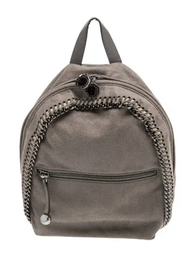 Pre-owned Stella Mccartney Vegetarian Suede Backpack In Grey