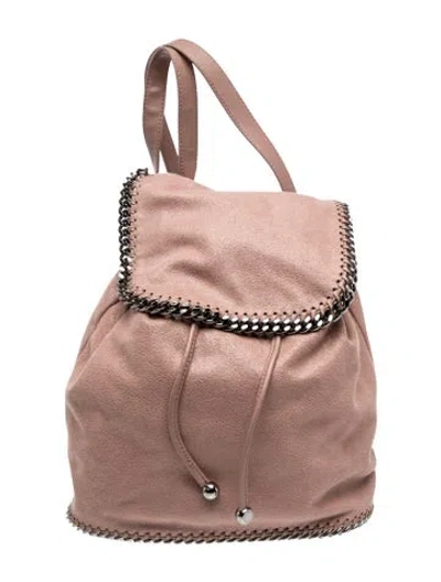 Pre-owned Stella Mccartney Vegetarian Suede Backpack In Pink