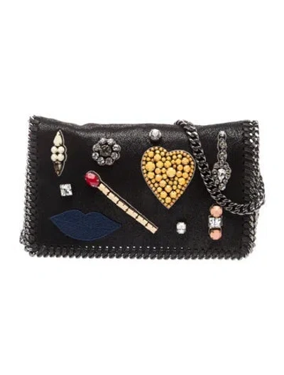 Pre-owned Stella Mccartney Vegetarian Suede Clutch In Black