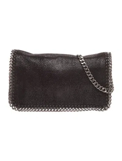 Pre-owned Stella Mccartney Vegetarian Suede Clutch In Black