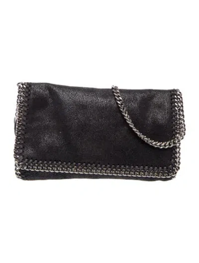 Pre-owned Stella Mccartney Vegetarian Suede Clutch In Black