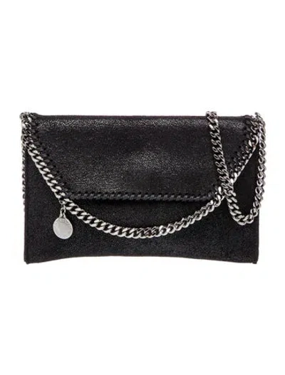 Pre-owned Stella Mccartney Vegetarian Suede Clutch In Black