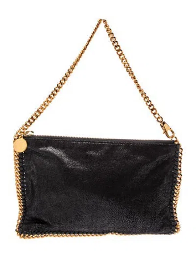 Pre-owned Stella Mccartney Vegetarian Suede Clutch In Black