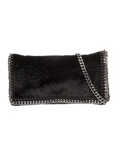 Pre-owned Stella Mccartney Vegetarian Suede Clutch In Black