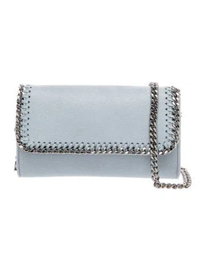 Pre-owned Stella Mccartney Vegetarian Suede Clutch In Blue