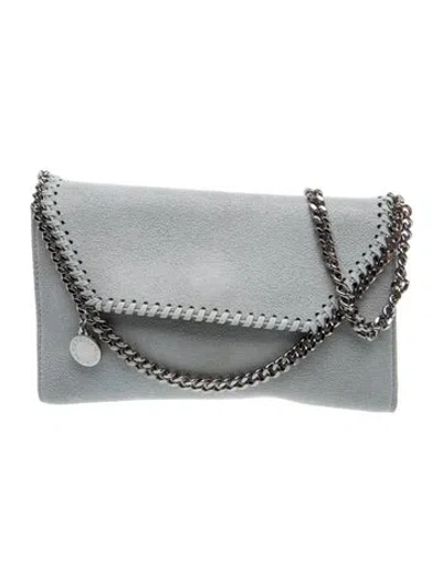 Pre-owned Stella Mccartney Vegetarian Suede Clutch In Blue