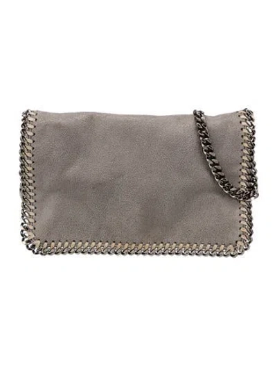 Pre-owned Stella Mccartney Vegetarian Suede Crossbody Bag In Gray
