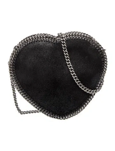 Pre-owned Stella Mccartney Vegetarian Suede Minaudière In Black
