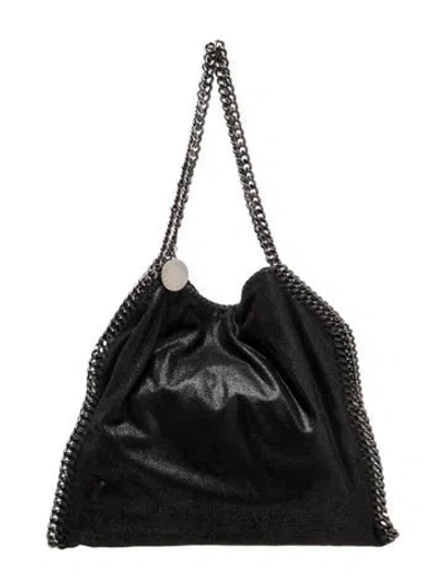 Pre-owned Stella Mccartney Vegetarian Suede Shoulder Bag In Black