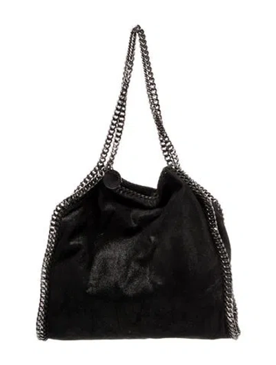 Pre-owned Stella Mccartney Vegetarian Suede Shoulder Bag In Blue