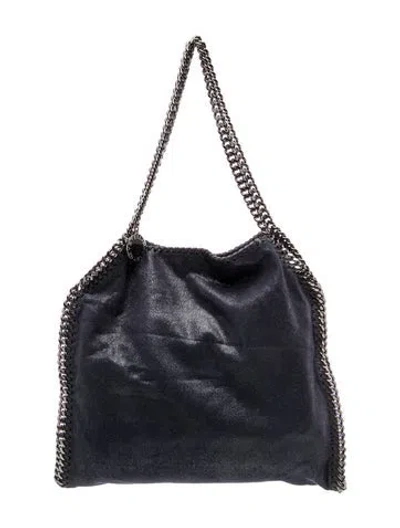 Pre-owned Stella Mccartney Vegetarian Suede Shoulder Bag In Blue