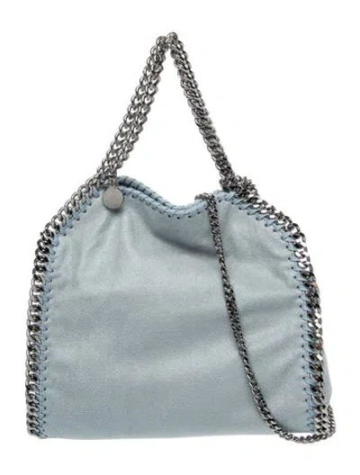 Pre-owned Stella Mccartney Vegetarian Suede Shoulder Bag In Blue