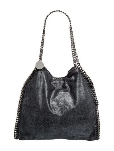 Pre-owned Stella Mccartney Vegetarian Suede Shoulder Bag In Blue