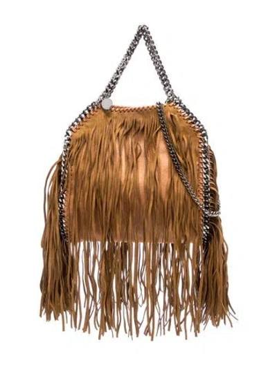 Pre-owned Stella Mccartney Vegetarian Suede Shoulder Bag In Brown