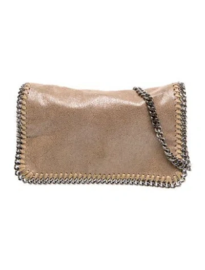 Pre-owned Stella Mccartney Vegetarian Suede Shoulder Bag In Brown