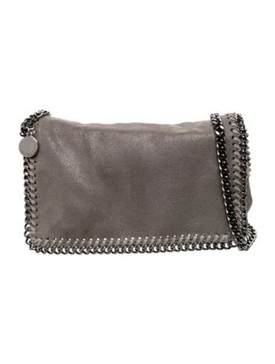 Pre-owned Stella Mccartney Vegetarian Suede Shoulder Bag In Gray
