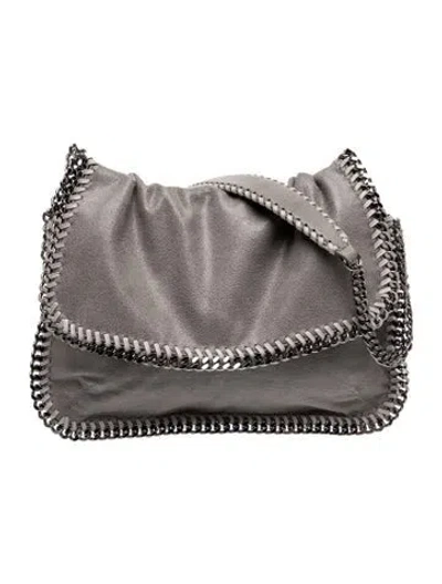 Pre-owned Stella Mccartney Vegetarian Suede Shoulder Bag In Gray