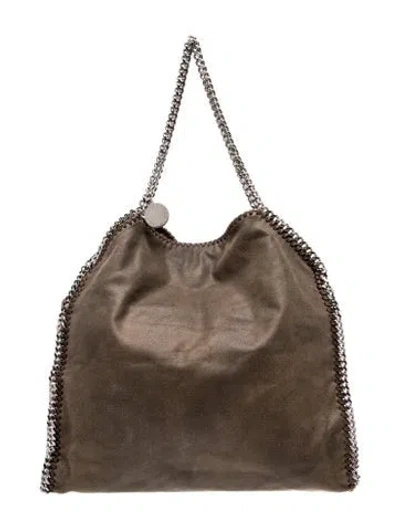 Pre-owned Stella Mccartney Vegetarian Suede Shoulder Bag In Neutral