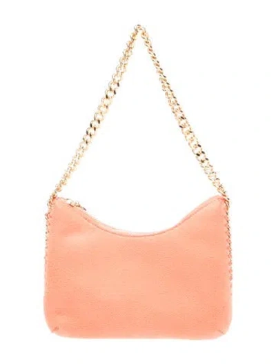 Pre-owned Stella Mccartney Vegetarian Suede Shoulder Bag In Orange