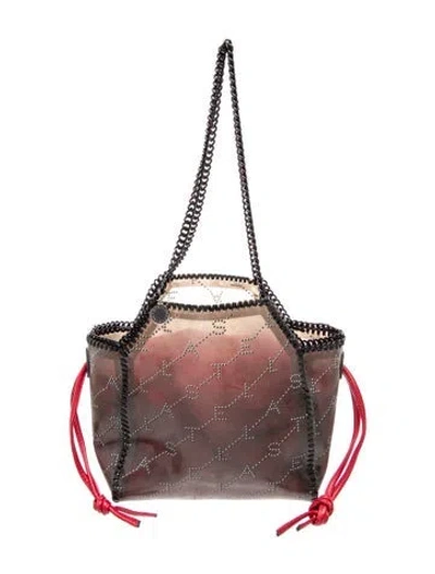Pre-owned Stella Mccartney Vegetarian Suede Shoulder Bag In Transparent