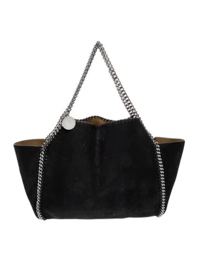 Pre-owned Stella Mccartney Vegetarian Suede Tote In Black