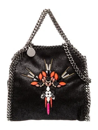 Pre-owned Stella Mccartney Vegetarian Suede Tote In Black