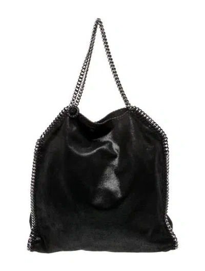 Pre-owned Stella Mccartney Vegetarian Suede Tote In Black