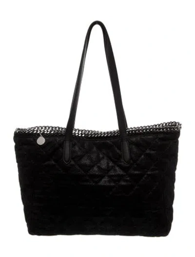 Pre-owned Stella Mccartney Vegetarian Suede Tote In Black