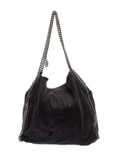 Pre-owned Stella Mccartney Vegetarian Suede Tote In Black