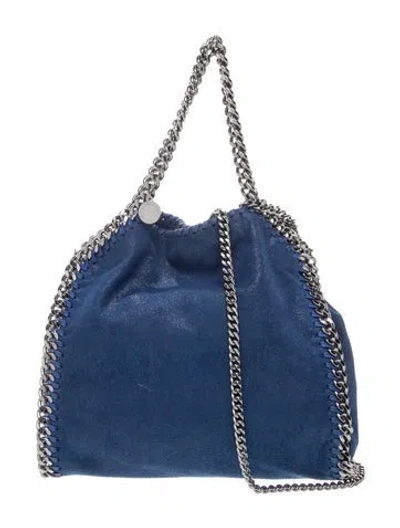 Pre-owned Stella Mccartney Vegetarian Suede Tote In Blue