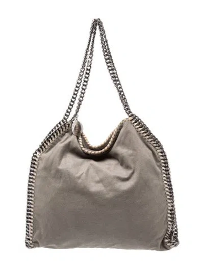 Pre-owned Stella Mccartney Vegetarian Suede Tote In Gray