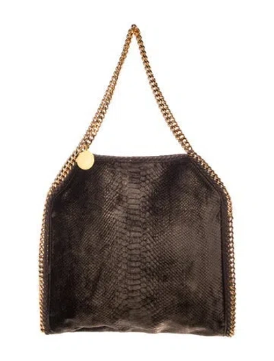 Pre-owned Stella Mccartney Vegetarian Suede Tote In Gray