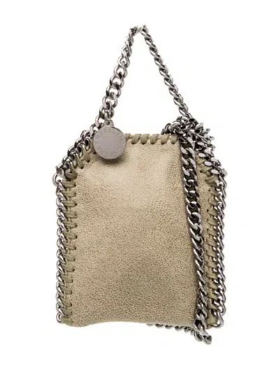 Pre-owned Stella Mccartney Vegetarian Suede Tote In Neutral