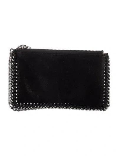 Pre-owned Stella Mccartney Vegetarian Suede Wallet In Multi