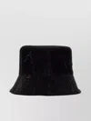 Stella Mccartney Velvet Brim Bucket Hat Logo