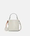 Stella Mccartney Veuve Clicquot Woven Bucket Bag In Clay White