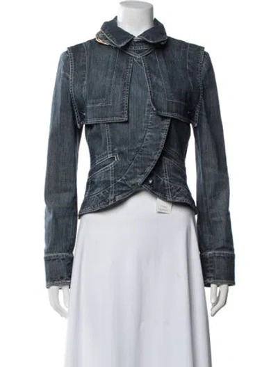 Pre-owned Stella Mccartney Vintage 2003 Denim Jacket In Blue