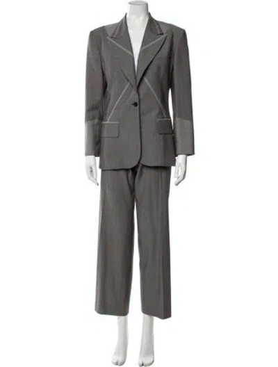 Pre-owned Stella Mccartney Vintage 2005 Pantsuit In Gray