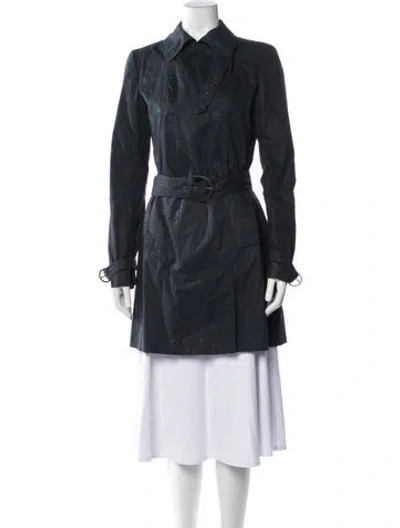 Pre-owned Stella Mccartney Vintage 2006 Trench Coat In Blue