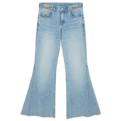 Stella Mccartney Vintage Blue Hardware Detailed Jeans