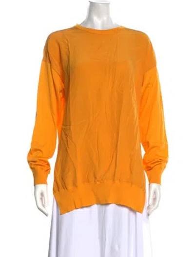 Pre-owned Stella Mccartney Vintage Crew Neck Sweatshirt In Yellow