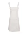 Stella Mccartney Vintage Denim Mini Dress In White