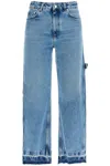 Stella Mccartney Vintage Effect Barrel Jeans For Women In Multi