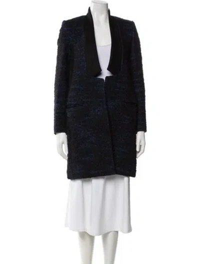 Pre-owned Stella Mccartney Vintage Late 2000's - Early 2010's Faux Fur Coat In Blue