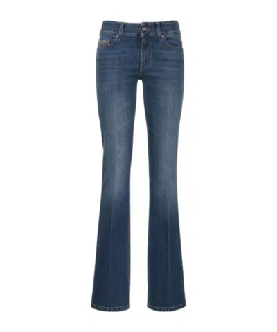Stella Mccartney Vintage Low Waist Straight Jeans In Blue