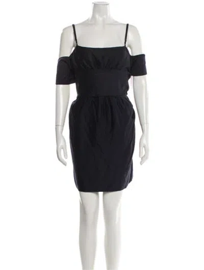 Pre-owned Stella Mccartney Vintage Mini Dress In Blue